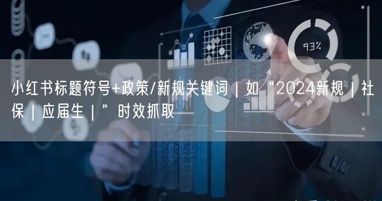 小红书标题符号+政策/新规关键词｜如“2024新规｜社保｜应