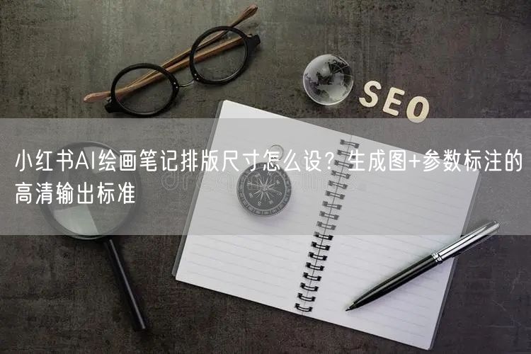 小红书AI绘画笔记排版尺寸怎么设？生成图+参数标注的高清输出