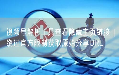 视频号解析工具查看隐藏主页链接｜绕过官方限制获取原始分享UR